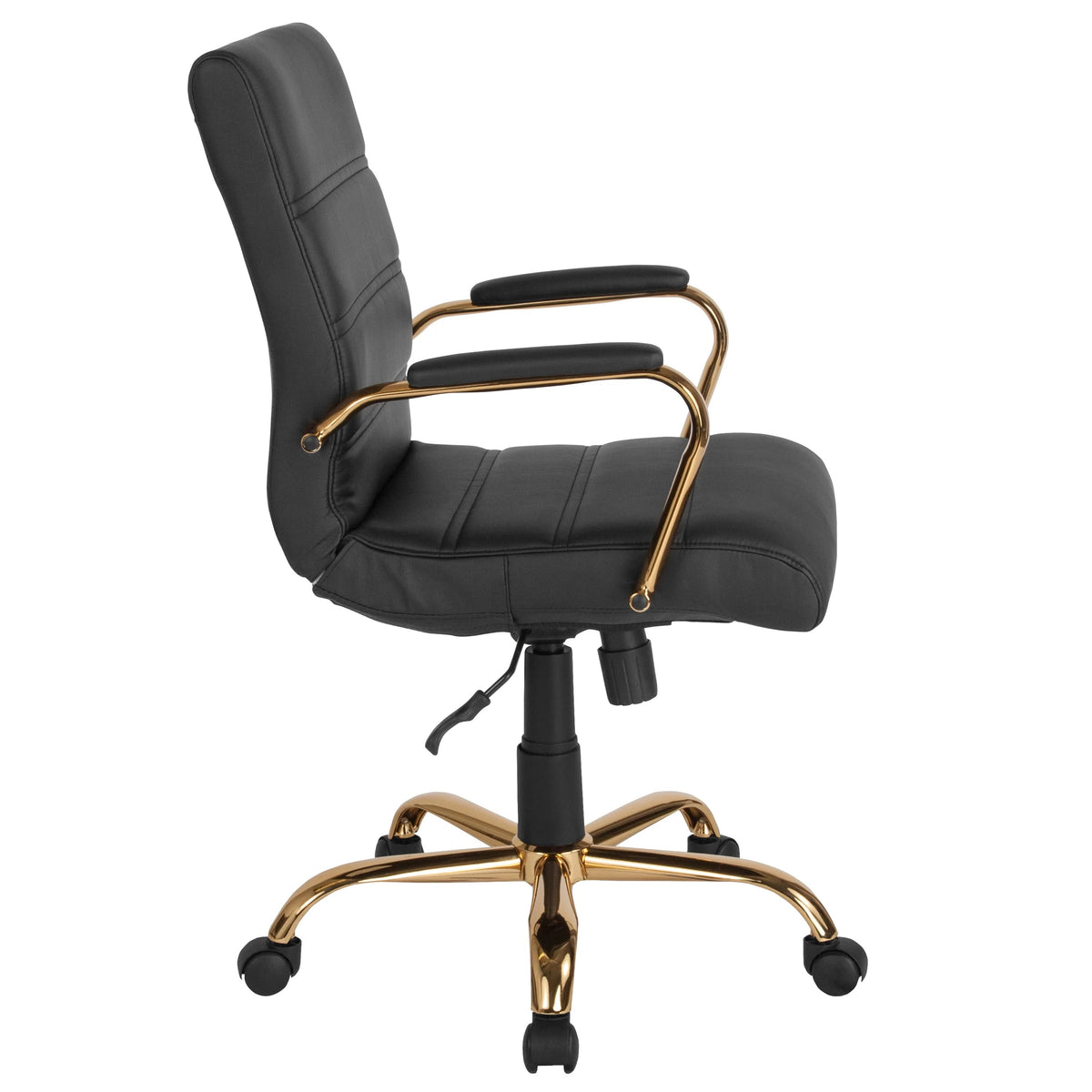 Flash Furniture GO-2286M-BR-BK-GG Office Chair, 24" x 23", Brown - photo 9