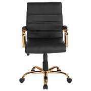 Flash Furniture GO-2286M-BR-BK-GG Office Chair, 24" x 23", Brown - photo 10