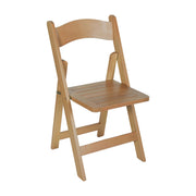 Flash Furniture ZH-8005-3 Holden Folding Chair, 17 1/2" Wide - Oak