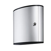 Durable Aluminum Key Cabinet, 4 5/8" x 11 3/4", Silver