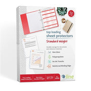 C-Line Products Polypropylene Sheet Protector, Letter, Clear - 50/Box