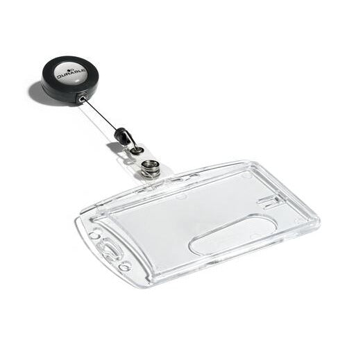Durable Acrylic Badge Holder, 3 3/8" Wide, Clear - photo 2