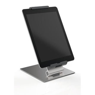 Durable 893023 Metal Tablet Holder, 6 1/8" Wide, Silver