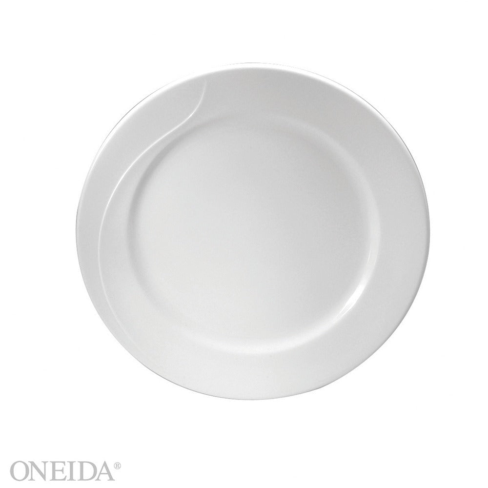 Oneida Eclipse Bone China Plate, White - 6 1/4"