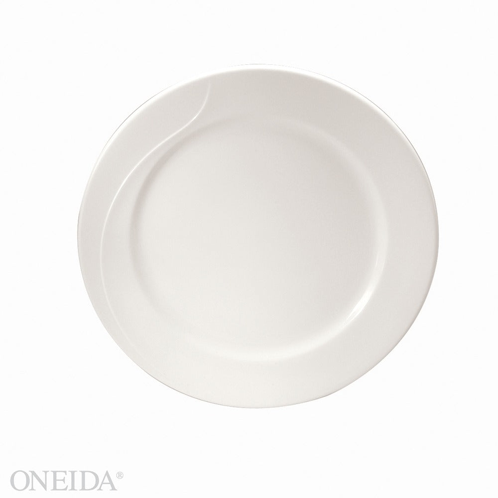 Oneida Eclipse Bone China Plate, White - 9 3/4"