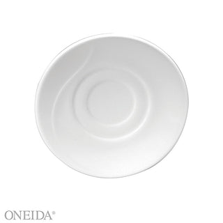 Oneida F1100000500 Eclipse Bone China Saucer, 6 3/8" Diameter, White, 36/Case - Default Title