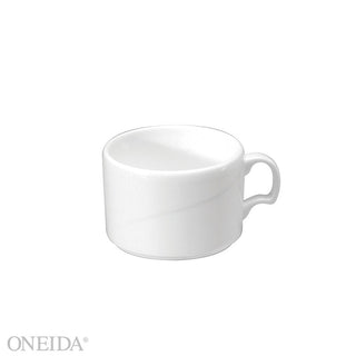 Oneida F1100000530 Eclipse Bone China Cup, 8.5 oz., White, 36/Case - Default Title