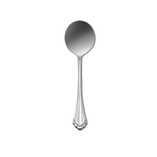 Oneida Marquette Stainless Steel Dinner Fork, Silver - 5 7/8" Bouillon Spoon 36/Case
