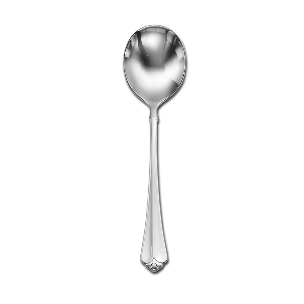 Oneida Juilliard Stainless Steel Table Fork, Silver - 6 3/4" Soup Spoon 36/Case