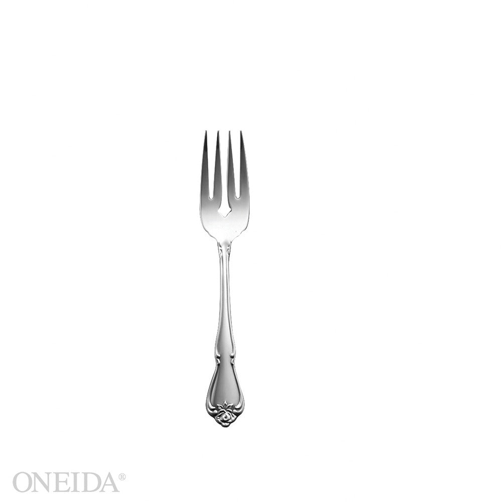 Oneida Arbor Rose Stainless Steel Cocktail Fork, Silver - 6 1/4" / 36/Case