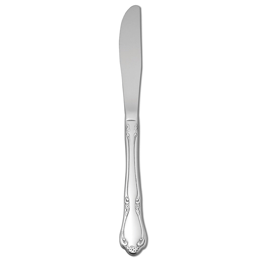 Oneida Chateau Stainless Steel Fork, Silver - 8 1/4" Dinner Knife 36/Case
