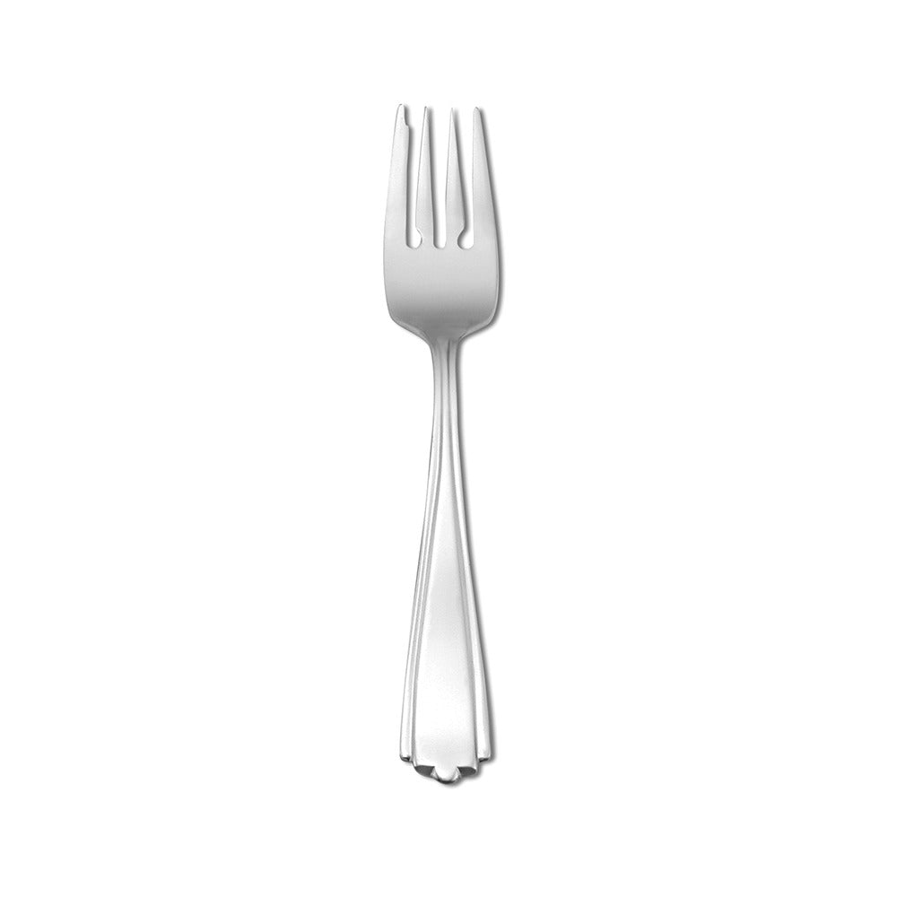Delco Stainless Steel Dinner Fork, Silver, 36/Case - 6 1/4" Salad Fork