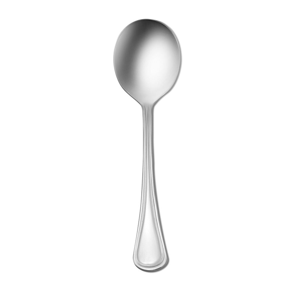 Oneida Barcelona Stainless Steel Dessert Fork, Silver - 7" Round Bowl Soup Spoon 36/Case