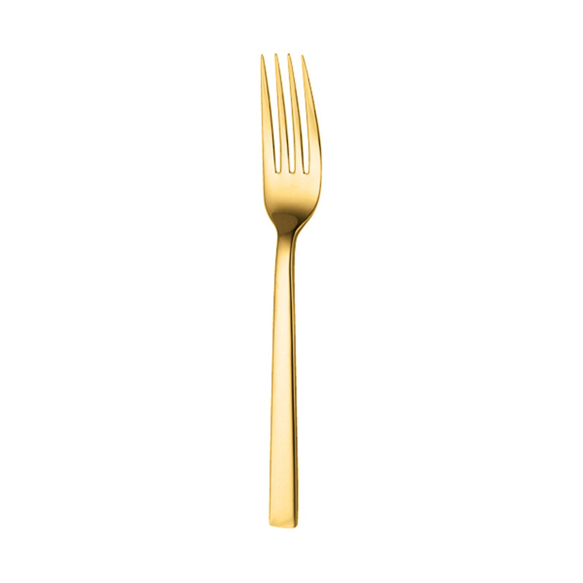 Oneida Chef's Table Stainless Steel Dinner Fork, Gold, 12/Case - 7 7/8"
