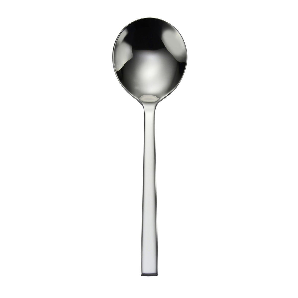 Oneida Chef's Table Satin Stainless Steel Serving Fork, Silver, 12/Case - 6 1/4" Bouillon Spoon