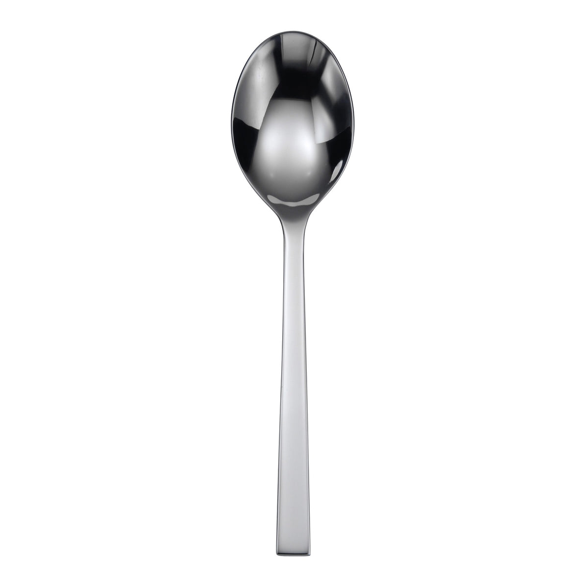 Oneida Chef's Table Satin Stainless Steel Serving Fork, Silver, 12/Case - 7" Oval Bowl Soup Dessert Spoon