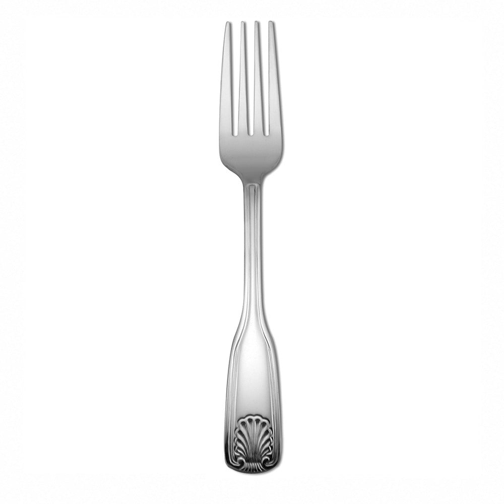 Delco Stainless Steel Dinner Fork, Silver, 36/Case - 7 1/4" / Mirrored Polished