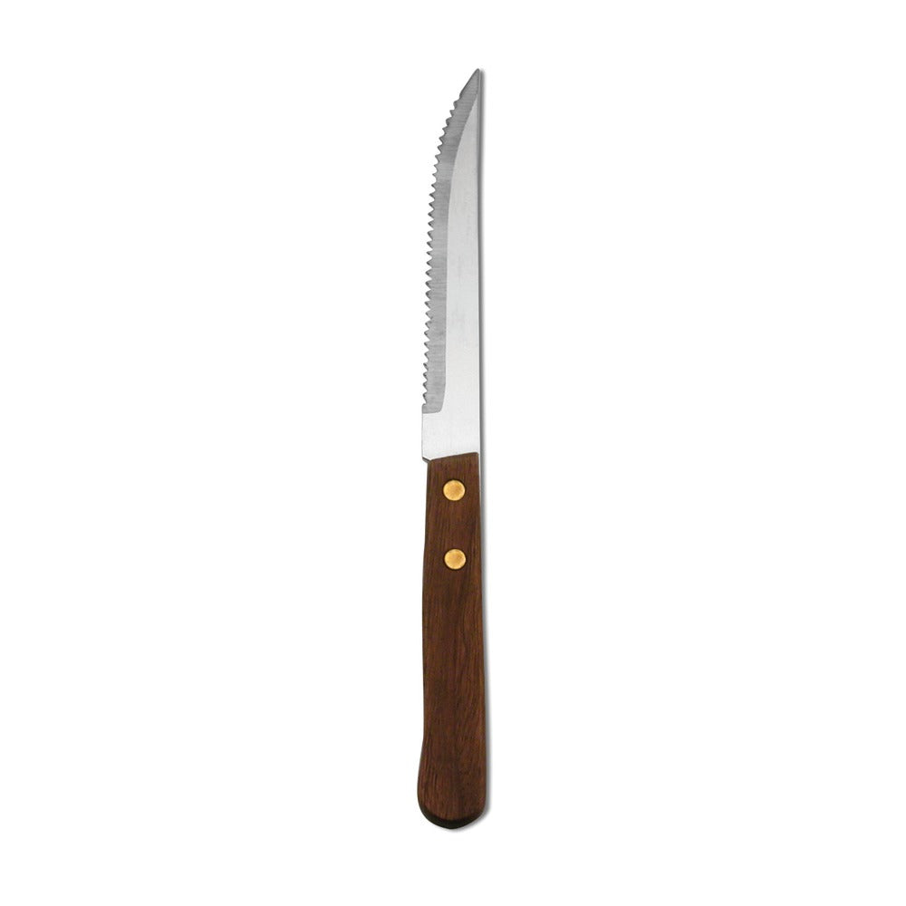 Delco Steak Knife, Silver, 36/Case - 8 1/2"