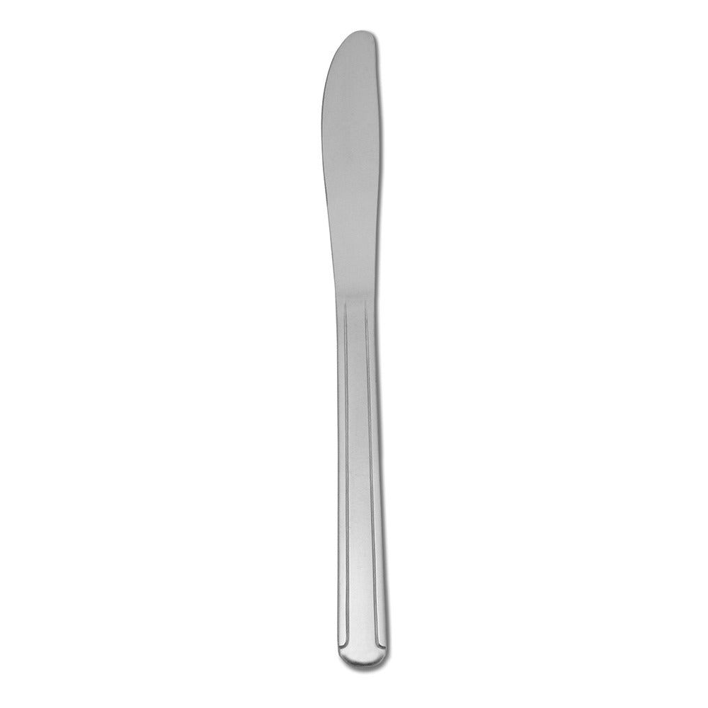 Delco Stainless Steel Dinner Fork, Silver, 36/Case - 8 1/4" Dinner Knife