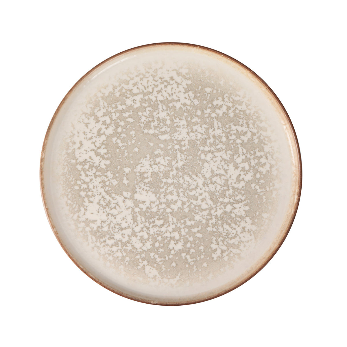 Oneida Cortado Porcelain Plate, 5/8" High, 6/Case - 6 5/16"