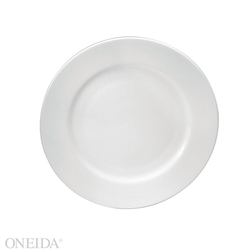 Oneida Gemini Bone China Plate, White - 9"