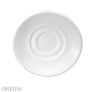 Oneida F1130000500 Gemini Bone China Saucer, 6 1/4" Diameter, White, 36/Case - Default Title