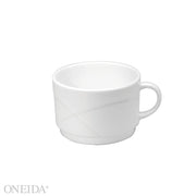 Oneida Vision Bone China Cup, White, 36/Case - 8.5 oz.