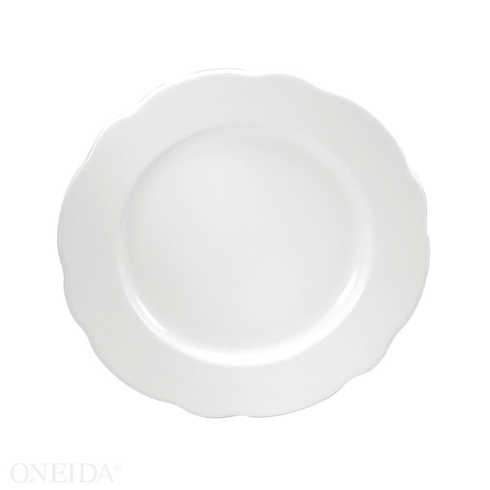 Buffalo Caprice China Plate, White - 5 1/2"