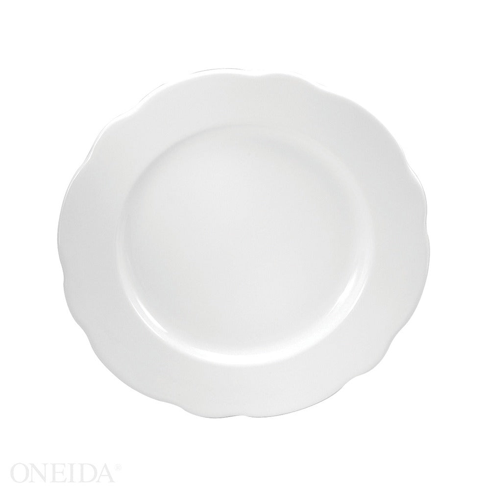Buffalo Caprice China Plate, White - 7 3/8"