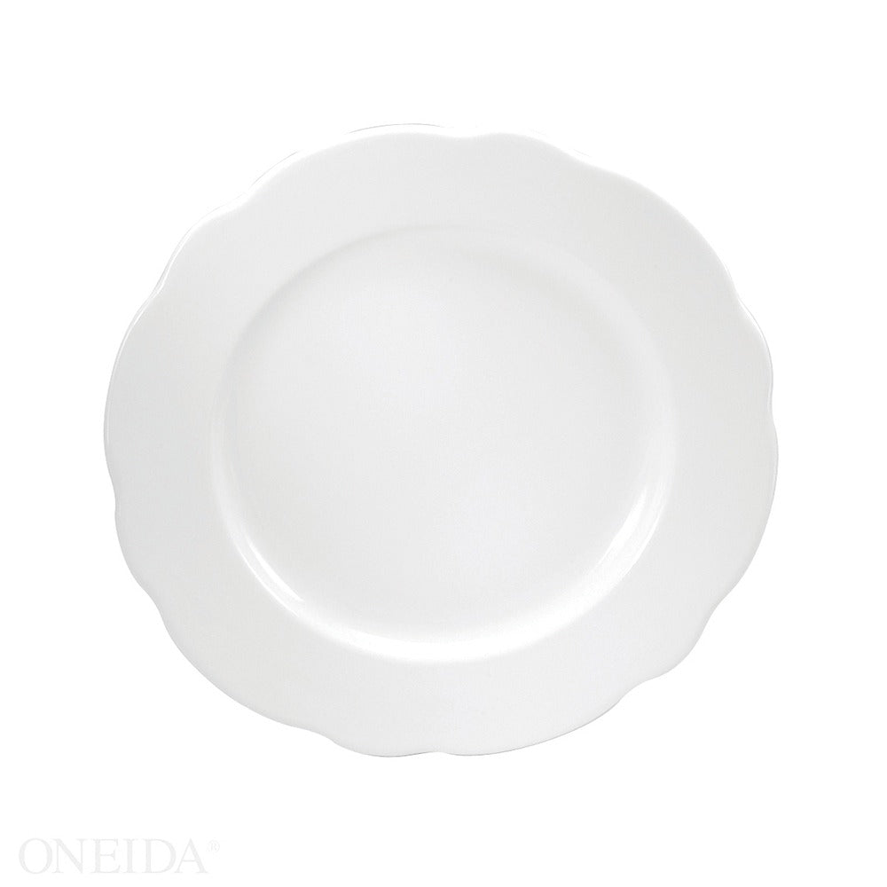 Buffalo Caprice China Plate, White - 10 1/2"