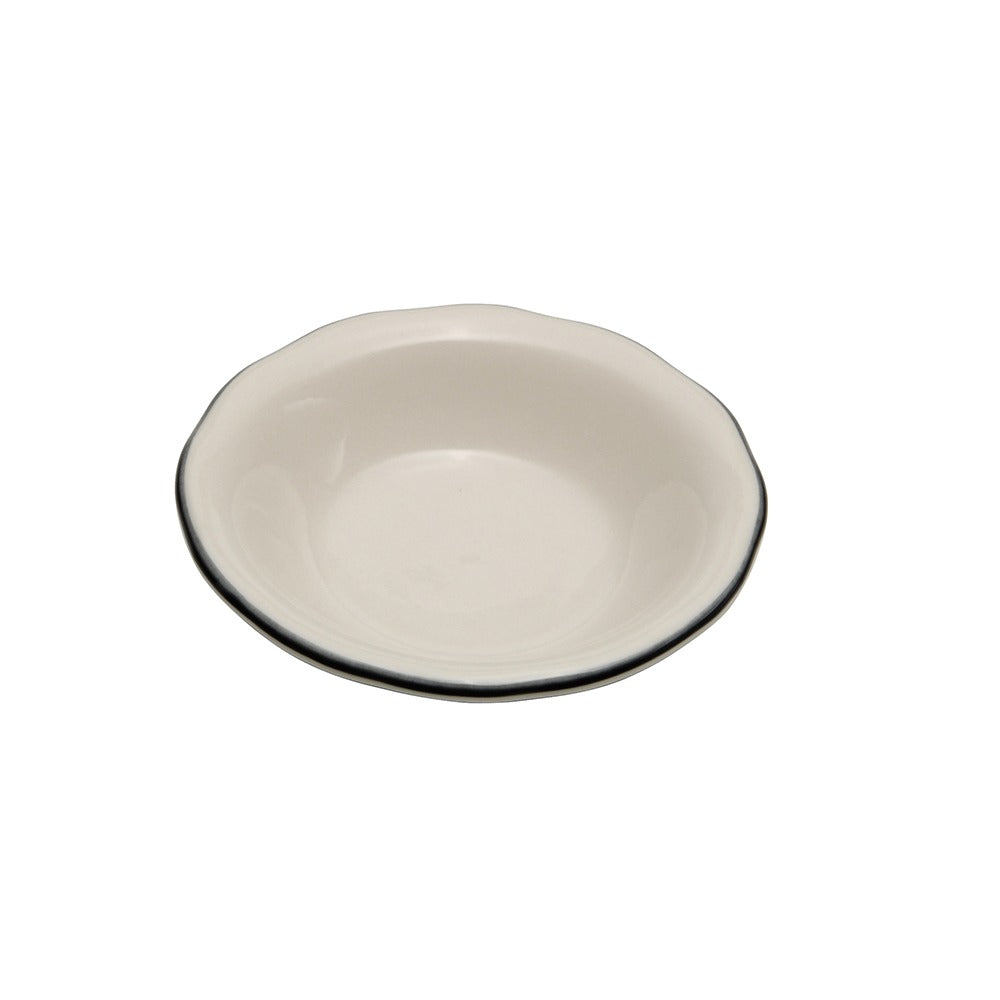 Buffalo Caprice China Fruit Bowl, 4.5 oz., 36/Case - Black White