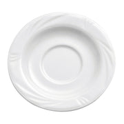 Buffalo R4510000501 Arcadia Porcelain Saucer, 5 5/8" Diameter, White, 36/Case - Default Title