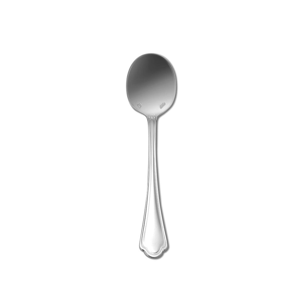 Sant' Andrea Stainless Steel Dessert Fork, Silver, 12/Case - Sant'Andrea 6 3/4" Round Bowl Soup Spoon