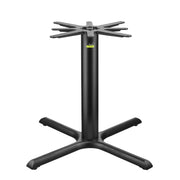 FLAT Tech Cast Iron Table Base, 36" x 36", Black - 40 3/4"