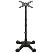 FLAT Tech Table Base, 22 7/8" x 22 7/8", Black - 28 3/8"
