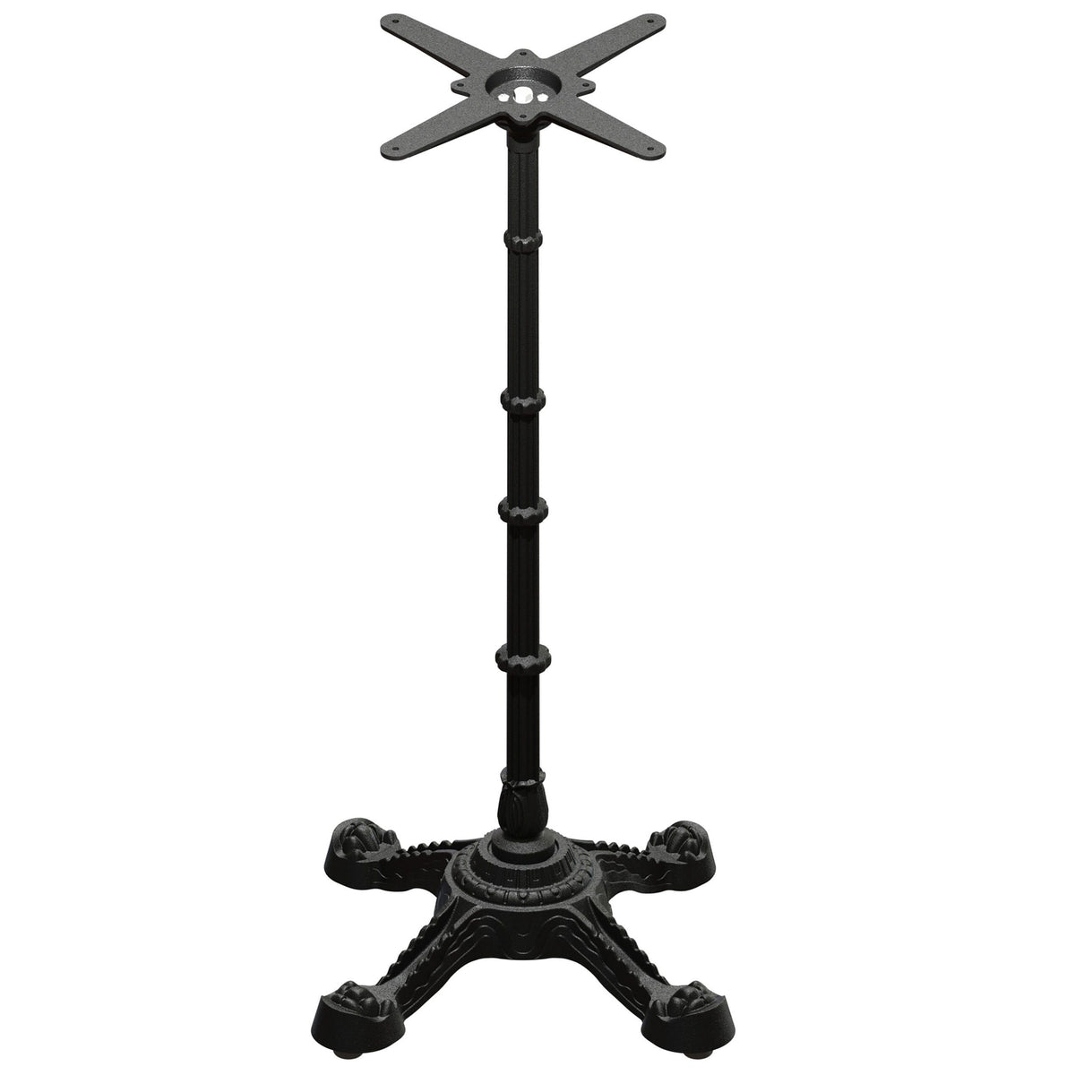 FLAT Tech Table Base, 22 7/8" x 22 7/8", Black - 28 3/8"