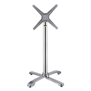 FLAT Tech CT4332 Aluminum Table Base, 26" x 26", Silver - Default Title