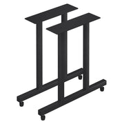 FLAT Tech Table Base, 1 1/2" Wide, Black - 30"