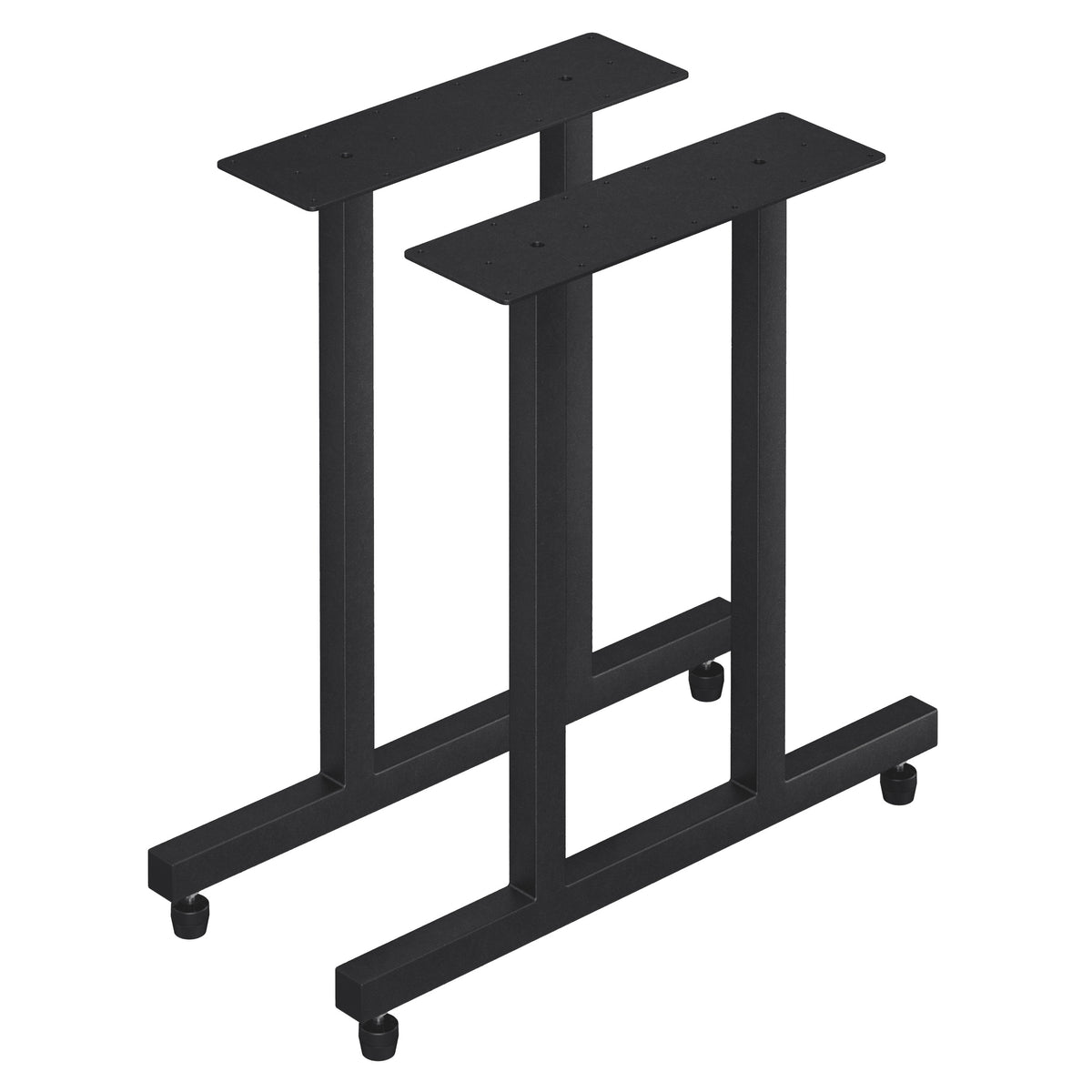 FLAT Tech Table Base, 1 1/2" Wide, Black - 30"