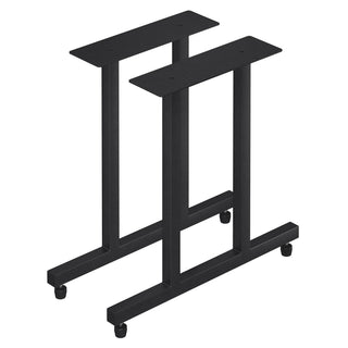 FLAT Tech Table Base, 1 1/2" Wide, Black - 30"