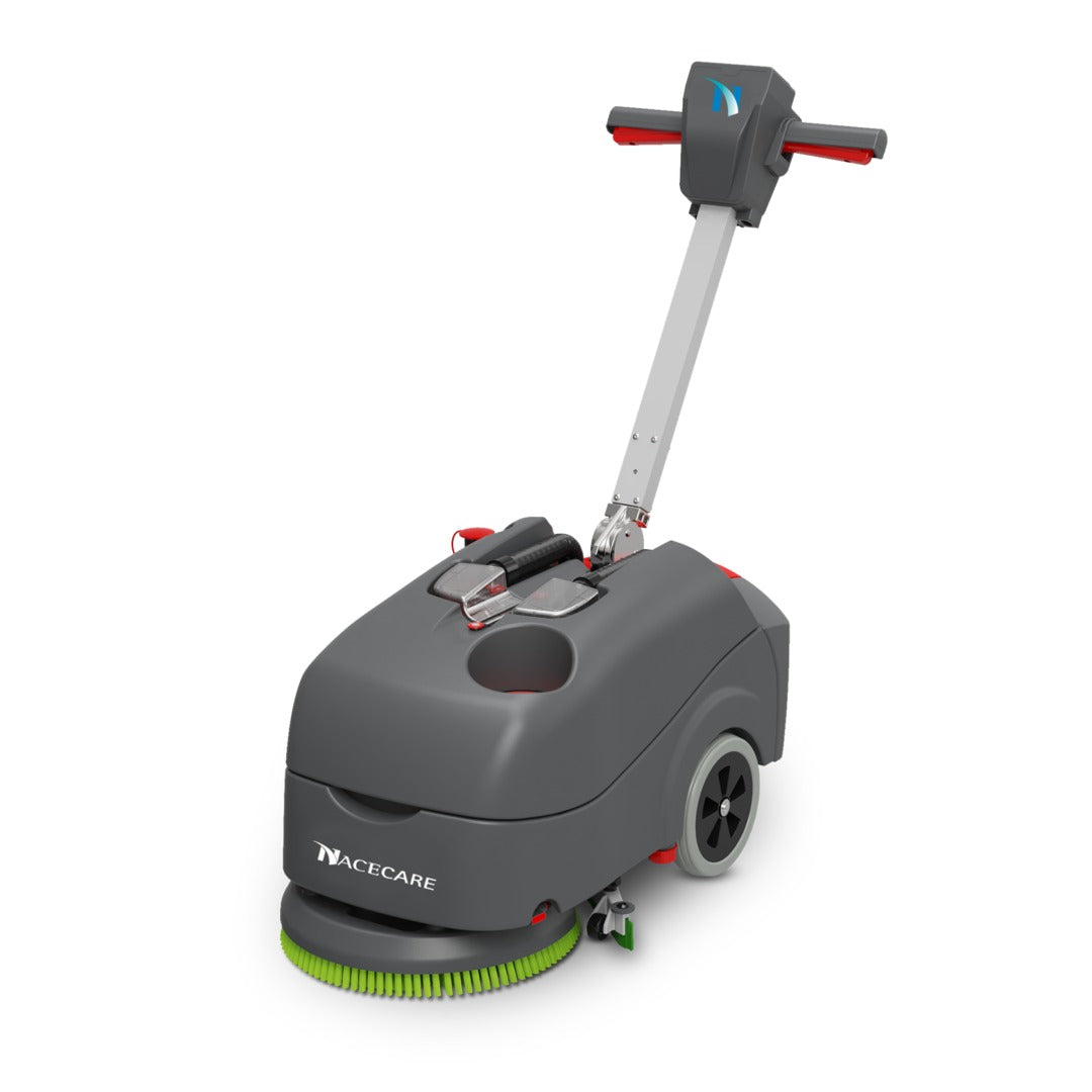 NaceCare Solutions Walk Behind Floor Scrubber, Black - 33 1/2"