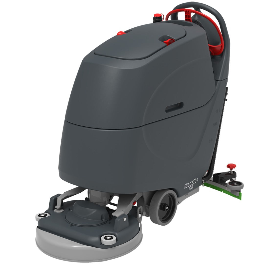 NaceCare Solutions Floor Scrubber, 22" x 57", Gray - 1620/100T 2 Batteries Charger