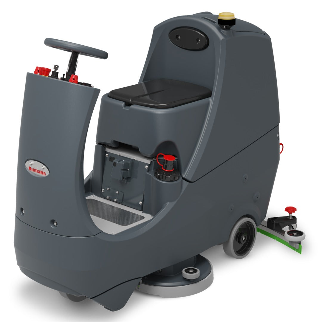 NaceCare Solutions Ride-On Floor Scrubber, 30" x 50" - 2128/100T 2 Batteries
