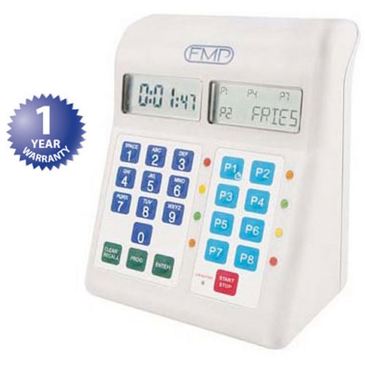 Franklin Machine Products 8014489 Plastic Channel Timer, 6" Wide, White - Default Title