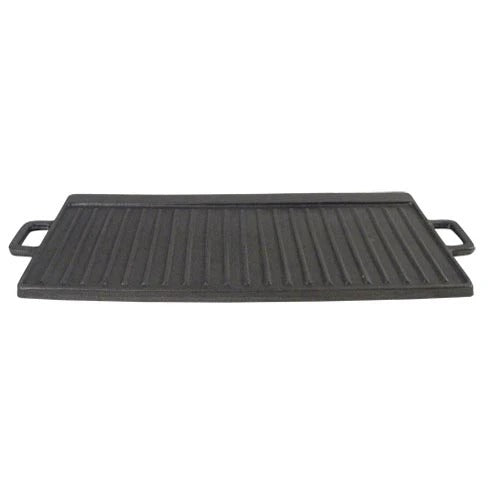 Franklin Machine Products 161813 Cast Iron Griddle Grill Pan, 11" x 21", Black - Default Title
