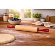Fletchers' Mill 312RP12-22 Wood Rolling Pin, 21 1/2" Long, Beige - photo 2