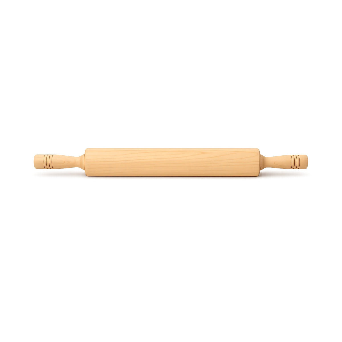 Fletchers' Mill Wood Rolling Pin, Beige - 25"