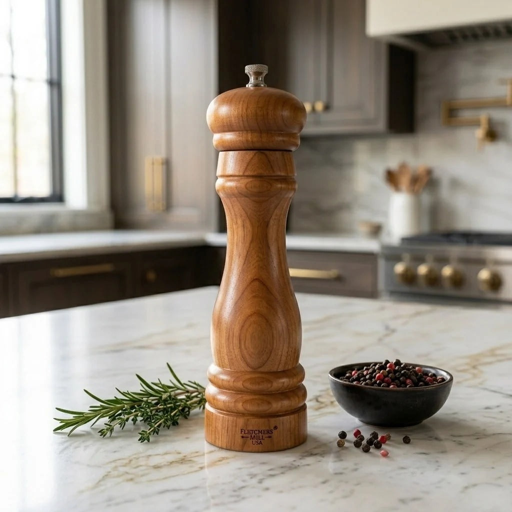 Fletchers' Mill Federal Wood Pepper Mill, 6" High - photo 2