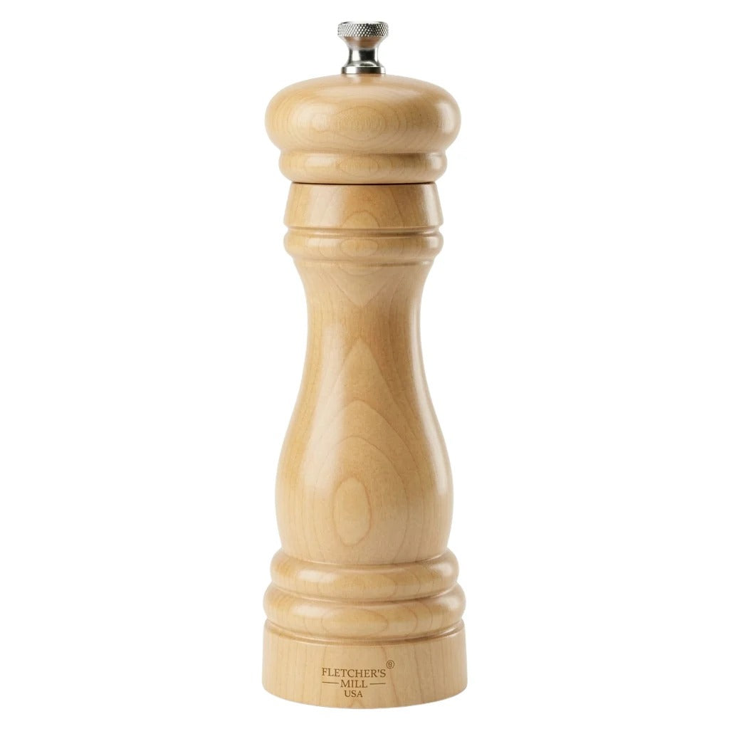 Fletchers' Mill Federal Wood Pepper Mill, 6" High - Maple
