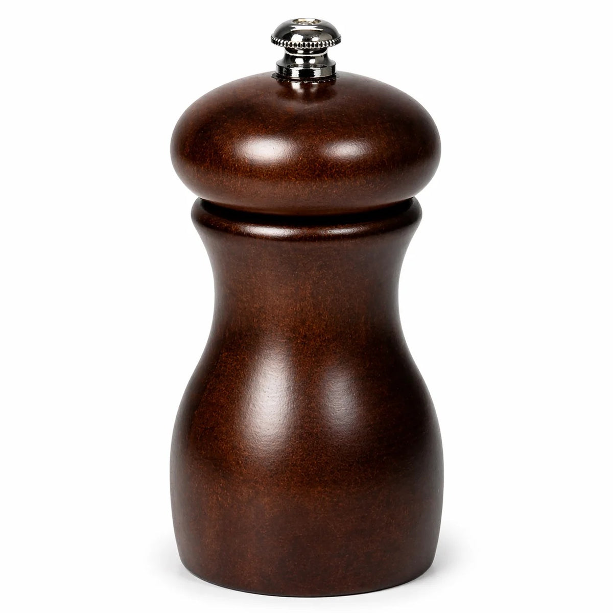 Fletchers' Mill Fletchers’ Mill Marsala Wood Salt Mill, 4" High - Walnut Stain